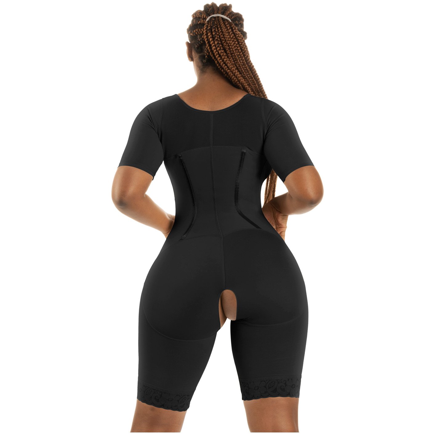 Full Faja with Sleeve and Built-in Bra Bling Shapers 938BF