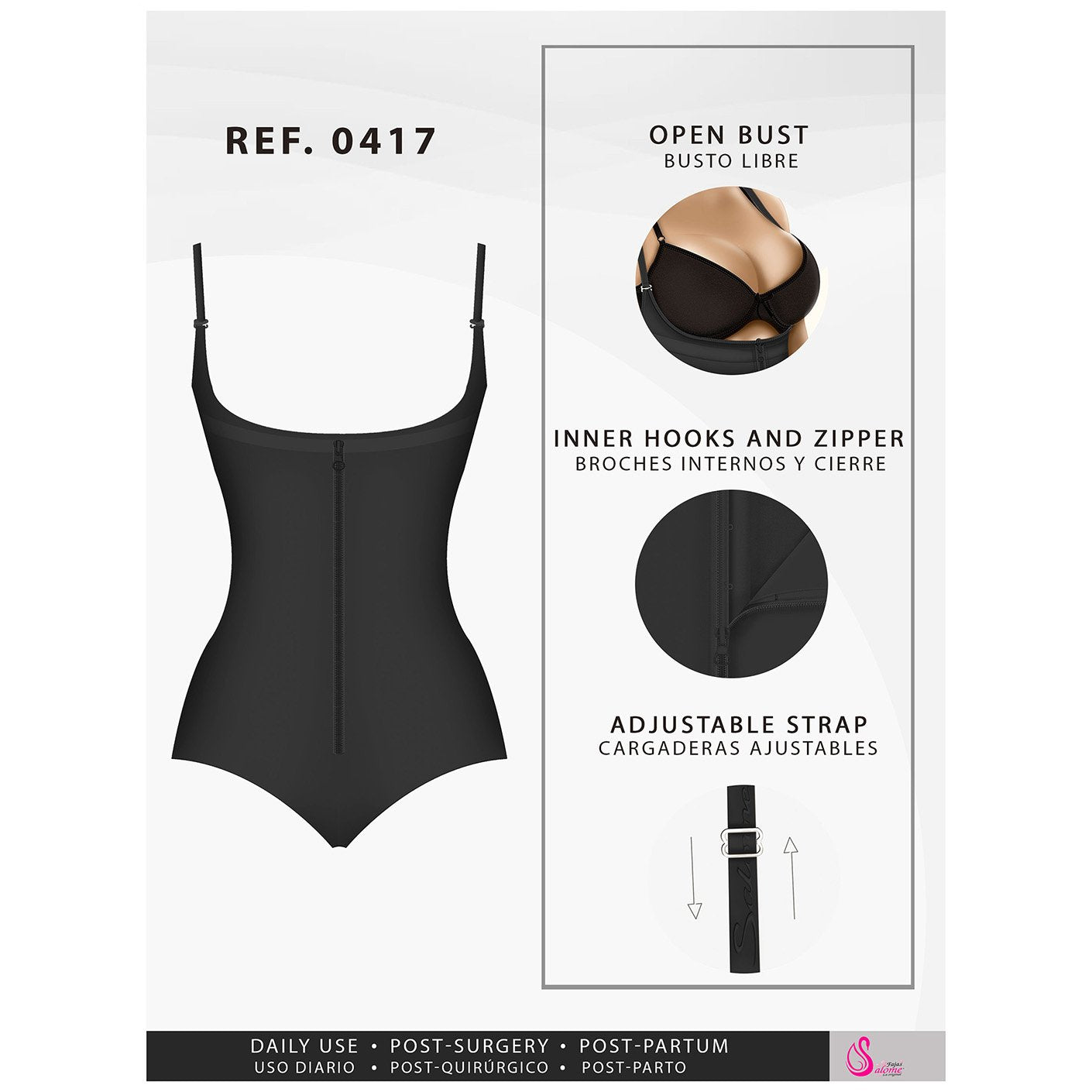 Tummy Control Butt Lifter Panty Faja 0417
